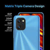 UMIDIGI Power 7 telefon smartfon z androidem Unisoc T610 RAM 4GB ROM 128GB 6.7 "wyświetlacz 20MP tylna kamera 6150mAh bateria komórkowa 5